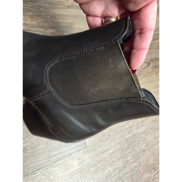 Dingo Quarry Boots Women’s Size US 8.5 Black Leather Chelsea Vintage Western - Picture 7 of 11